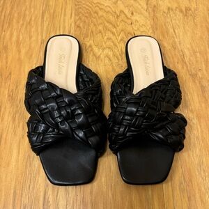 Trish Lucia Braided Crossover Sandals